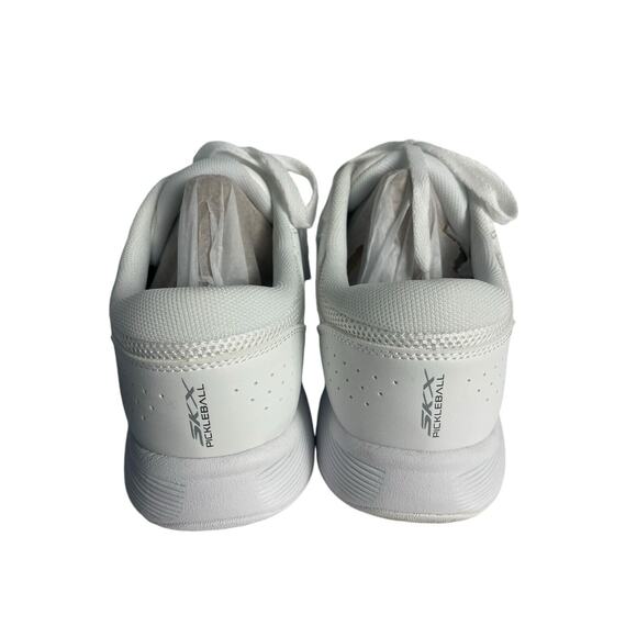 SKECHERS Men's 8.5 VIPER COURT SMASH White LEATHER Shoes AUTHENTIC IN BOX NWB - Picture 4 of 8